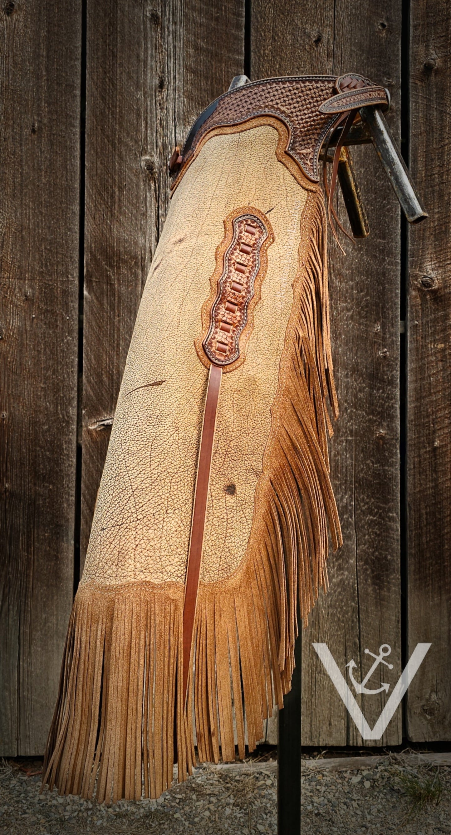 Bison/Water Buffalo Square Bottom Chaps