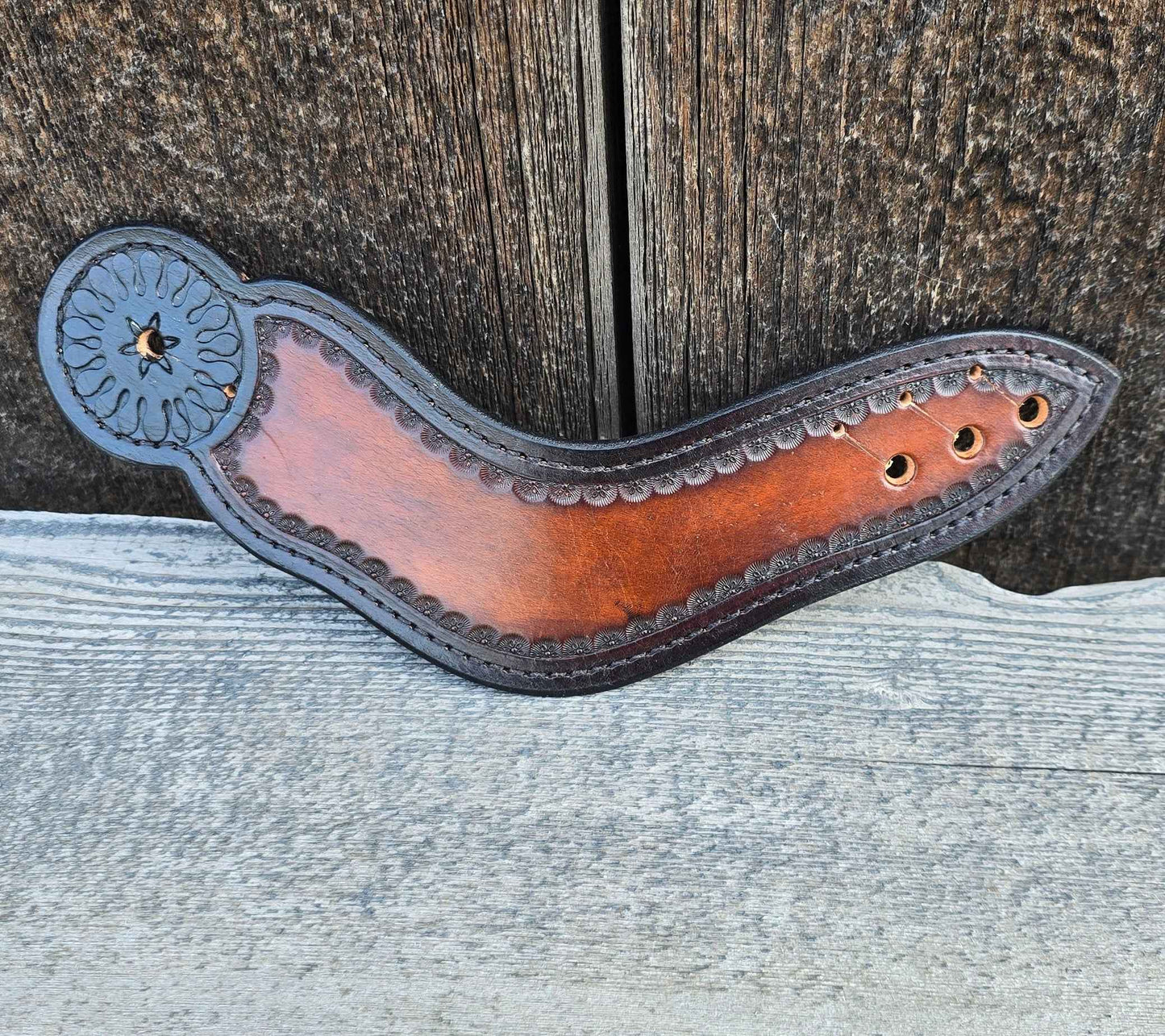 Spur Straps - Espresso and Russet