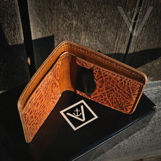 Leather Bifold Wallet - Brown Calf