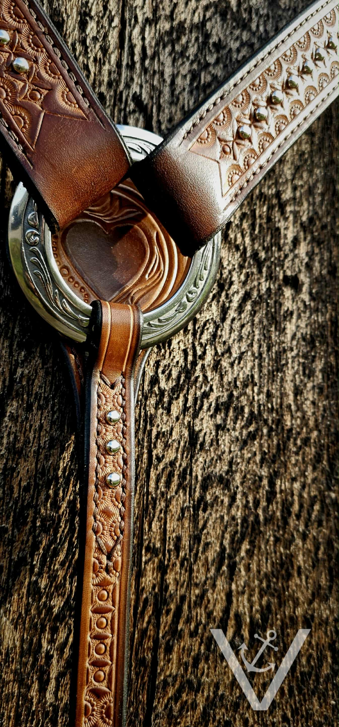 Hearts on Fire - Headstall and Breast Collar