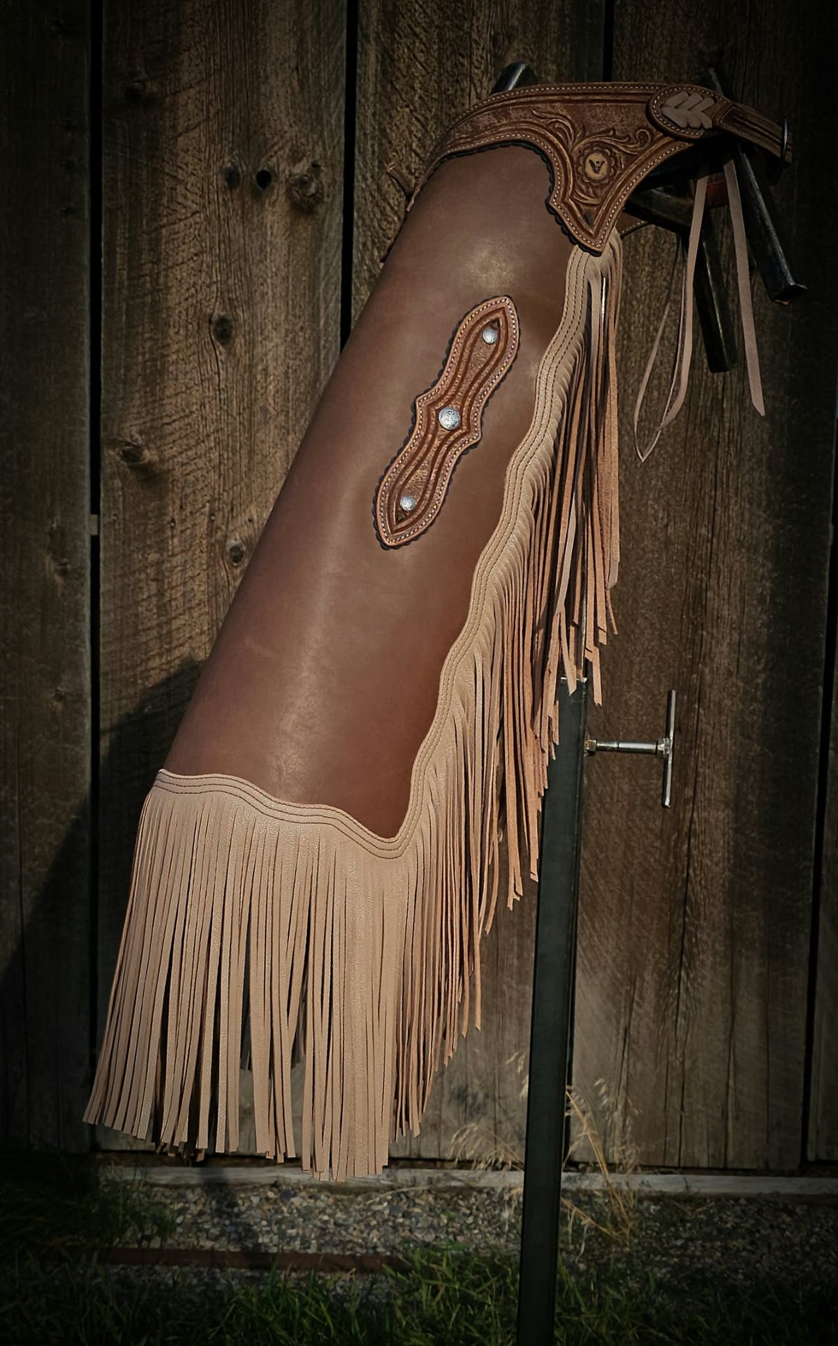 Rough out yoke chaps