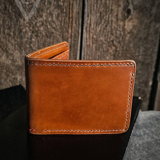 Leather Bifold Wallet - Brown Calf