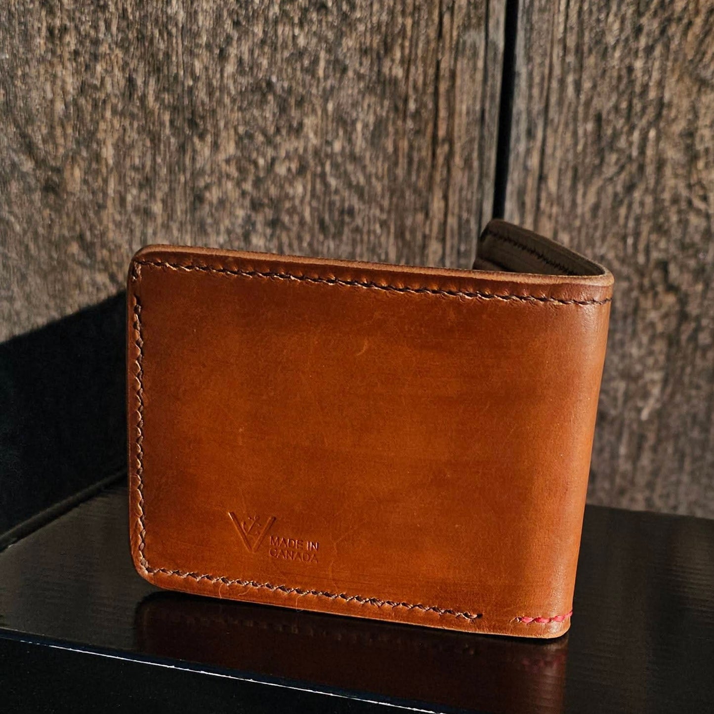 Leather Bifold Wallet - Brown Calf