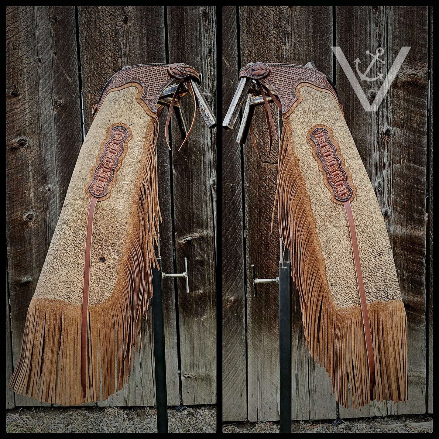 Bison/Water Buffalo Square Bottom Chaps