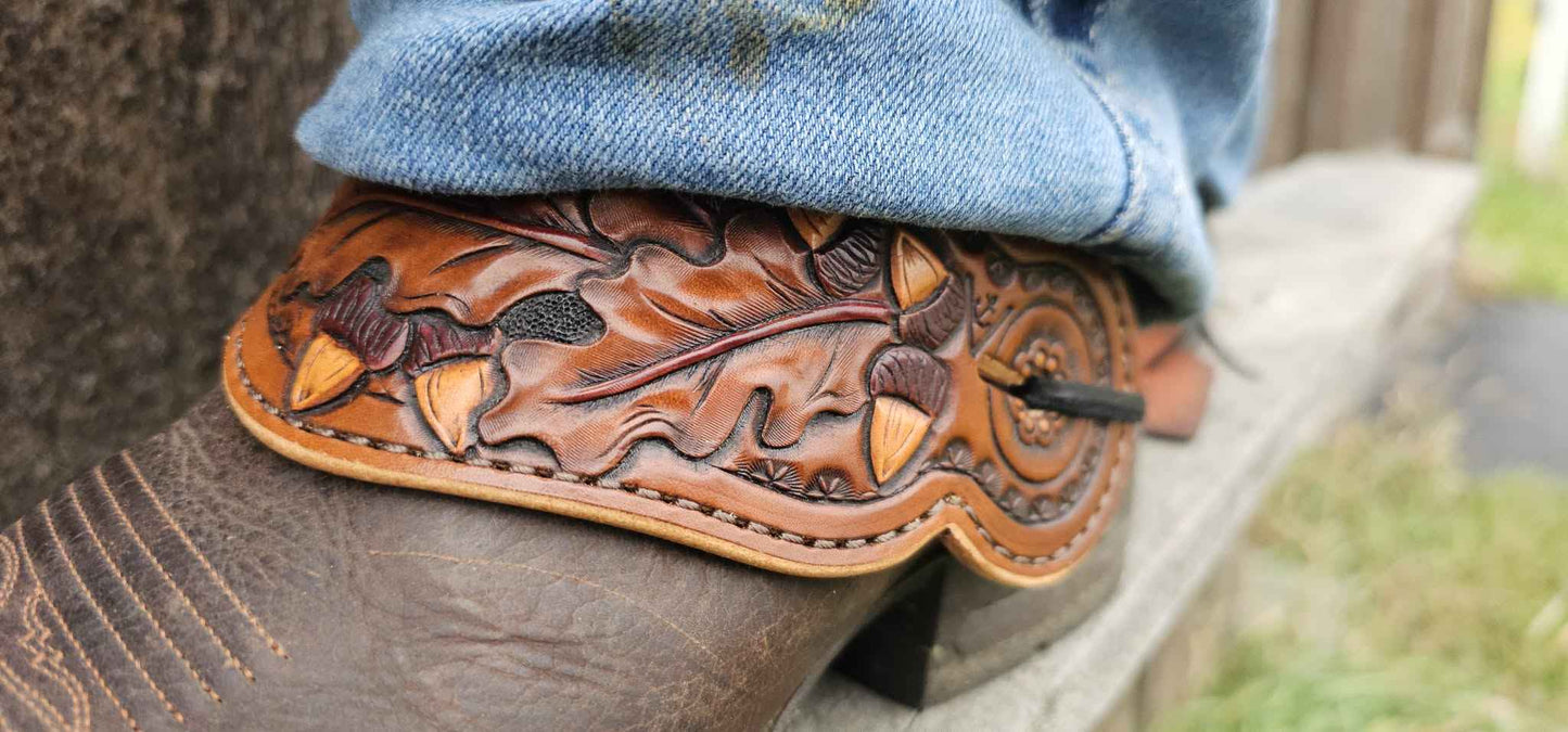 Spur Straps - Acorn and Oak