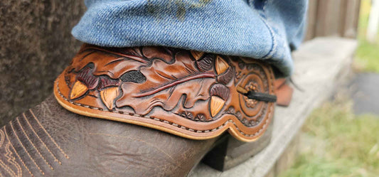 Spur Straps - Acorn and Oak