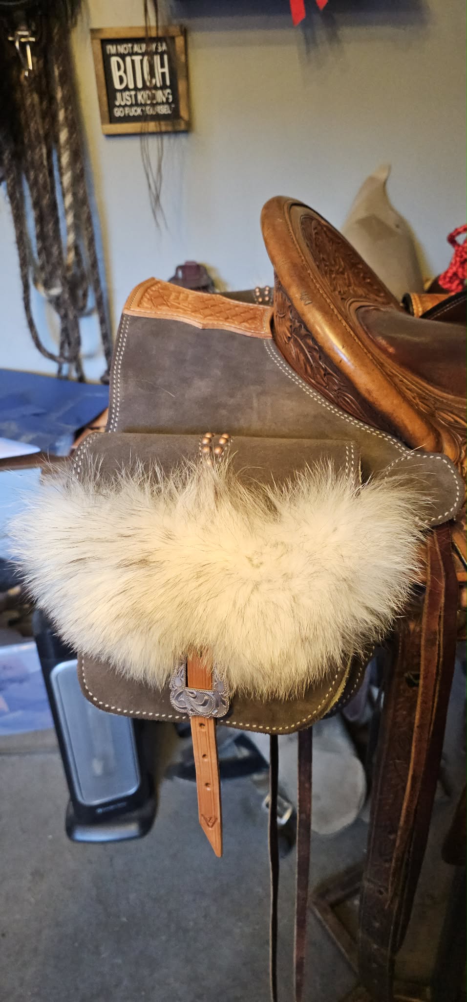 Fur & Fuzz Saddle Bags