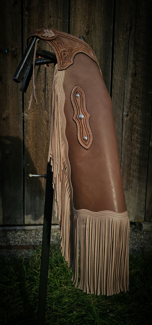 Rough out yoke chaps