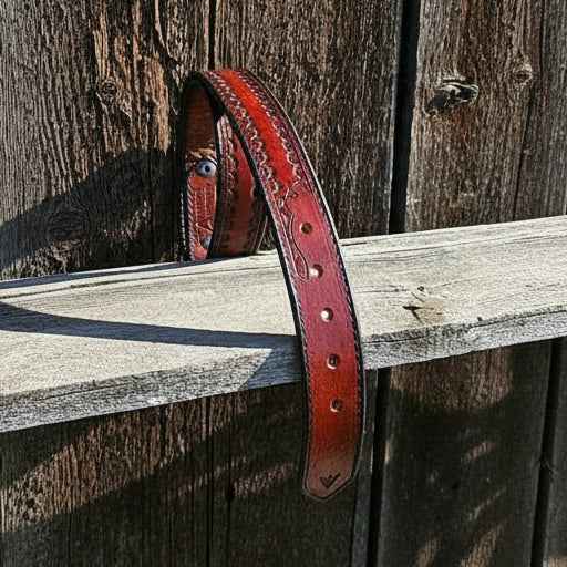 Lined Leather Belt